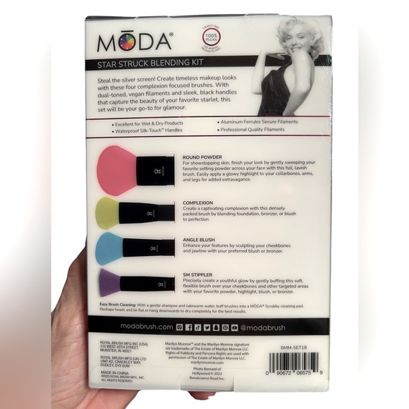 Jayson Naylor NWT Marilyn Monroe L.A. Girls Lip Gloss💄Nail Gel 💅🏻 Makeup Brushes - Picture 11 of 16